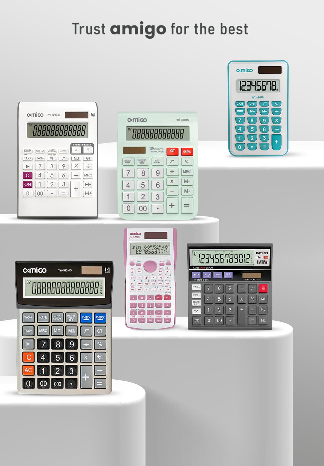 Amigo Calculator Mobile Banner